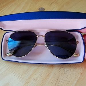 Christian Dior Society Gold Aviators Sunglasses